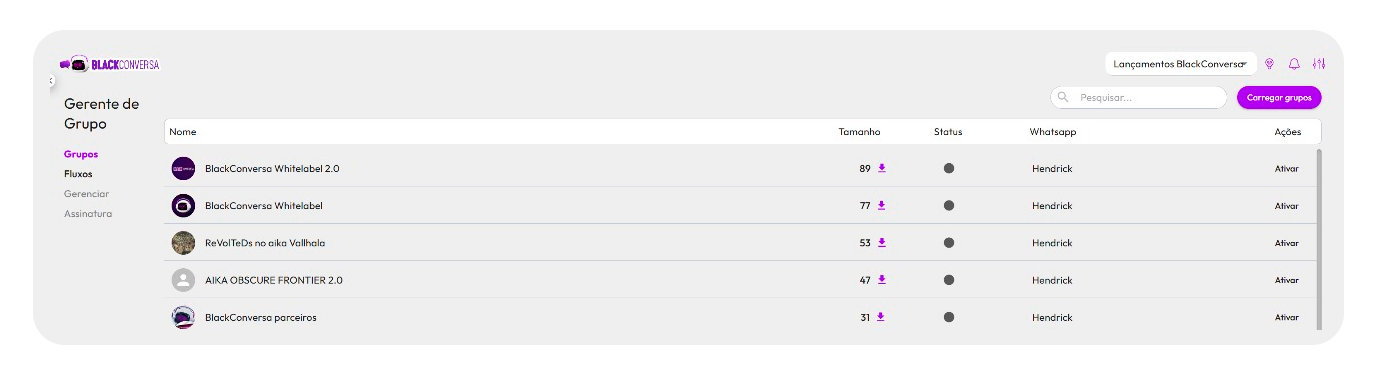 Demonstração da ferramenta